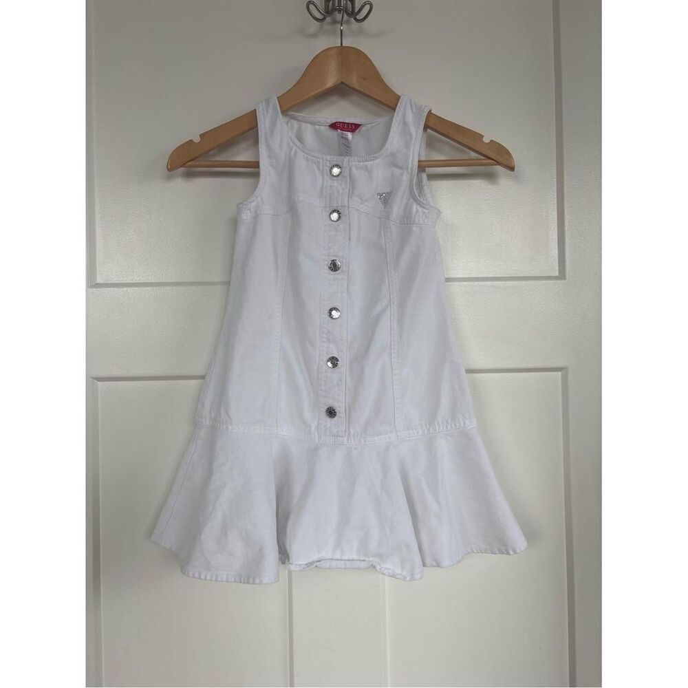 Guess White Shift-dresses